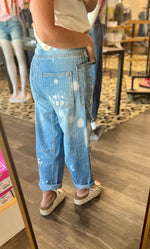 Load image into Gallery viewer, Washed Distressed Rope Denim
