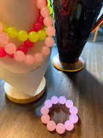 Load image into Gallery viewer, Neon Color Bubblegum Stretch Bracelet
