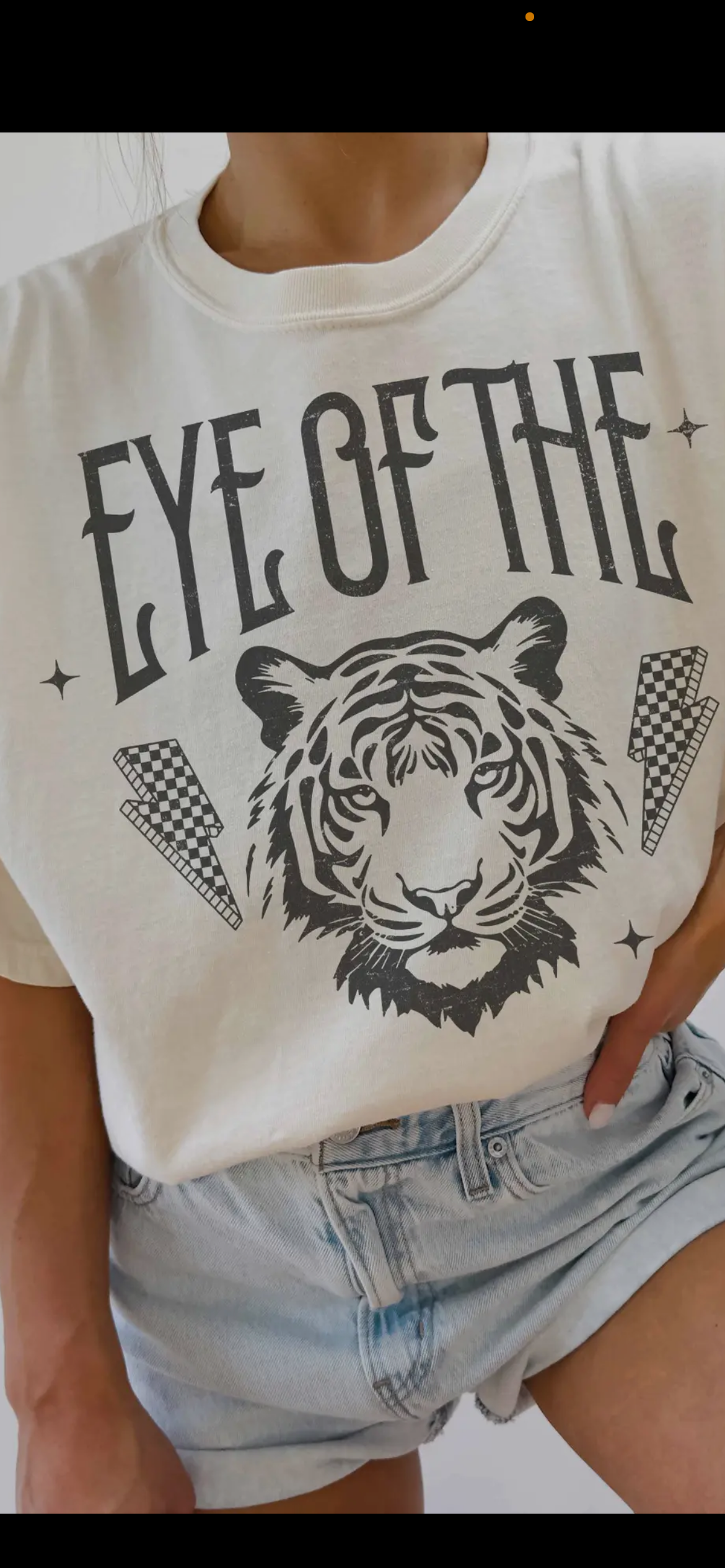 Eye of The Tiger Oversized Tee