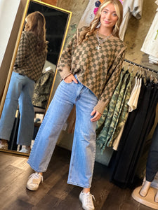 Saige High Rise Tummy Control Denim