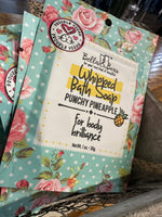 Load image into Gallery viewer, Punchy Pineapple Whipped Bath Doap
