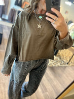 Load image into Gallery viewer, Oversized Pigment Dyed Basic Top
