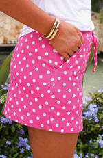Load image into Gallery viewer, Pink Polka Dot Skort
