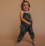 Load image into Gallery viewer, Children’s Tank Jumper Black Denim Check

