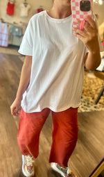 Load image into Gallery viewer, White Slouchy Tee

