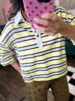 Load image into Gallery viewer, Oversized Rugby Polo Top
