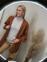 Load image into Gallery viewer, She +Sky Camel Camel Cardigan
