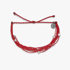 Pura Vida I HEART MALIBU CHARITY BRACELET “red”