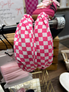 Fuchsia Knotted Head Band
