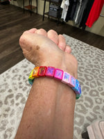 Load image into Gallery viewer, Taylor Shaye Bowie Bracelet Rainbow
