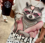 Load image into Gallery viewer, Feral Coffee Raccoon Tee
