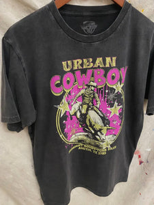 Urban Cowboy Austin Texas Bash Acid
Wash Relaxed Tee
