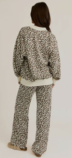 Load image into Gallery viewer, LE LIS • Long Sleeve Leopard Print Sweatshirt &amp; Sweatpant Set
