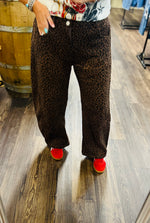 Load image into Gallery viewer, Leopard Barrel Pants

