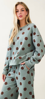 Load image into Gallery viewer, Veveret ~ Polka Dot Joggers
