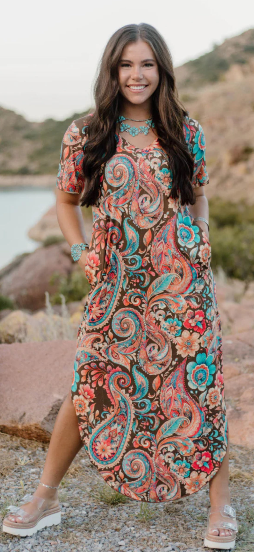 STERLING KREEK PAISLEY OF MY HEART MAXI DRESS