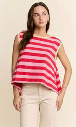 Load image into Gallery viewer, Oversized Stripe Tank (Runs Big)
