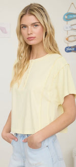 Load image into Gallery viewer, Boxy Fit Henley Top
