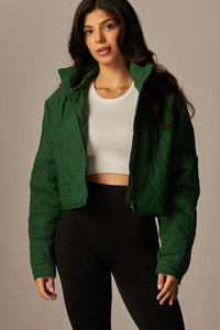 Quilted  Crop Jacket