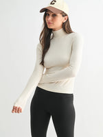Load image into Gallery viewer, Micro Ribbed Turtle Neck
