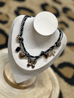 Load image into Gallery viewer, Double Cord Charm Necklace

