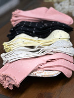 Load image into Gallery viewer, Ruffle Trim Polka Dot Knit Slouchy Socks
