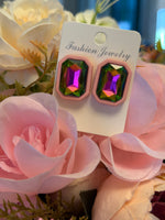 Load image into Gallery viewer, Boho Sugar Cube Earrings
