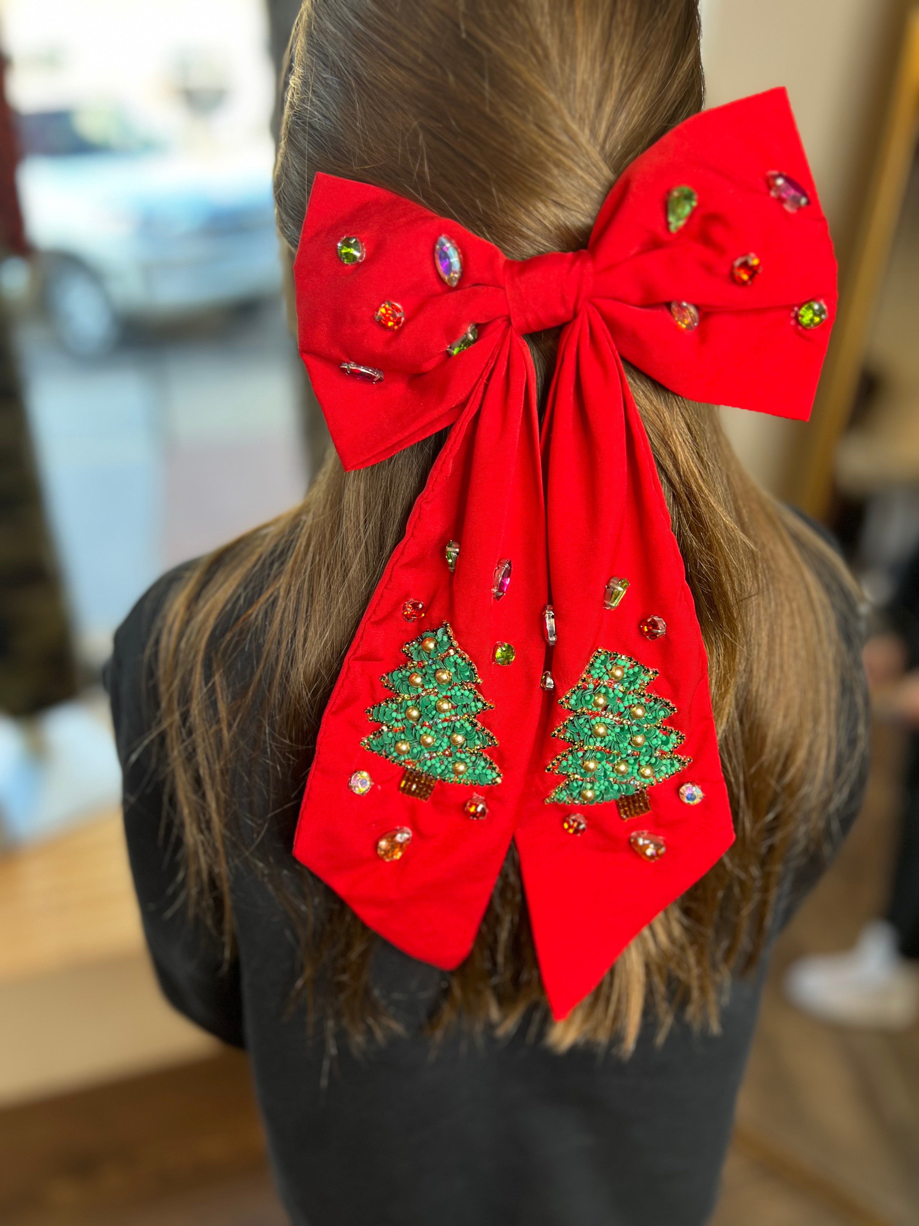 Large Embellished Christmas Bow