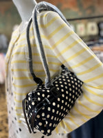 Load image into Gallery viewer, Polka Dot Barrel Shoulder Bag
