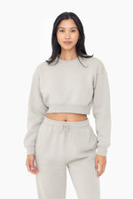 Load image into Gallery viewer, Mono B Cropped Fleece Sweatshirt
