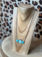 Load image into Gallery viewer, Checkered Pendant Necklace
