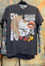 Load image into Gallery viewer, Wild Heart Collage Vintage Stamp Tee
