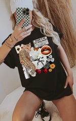 Load image into Gallery viewer, Wild Heart Collage Vintage Stamp Tee
