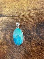 Load image into Gallery viewer, Sterling Silver Turquoise Drop
