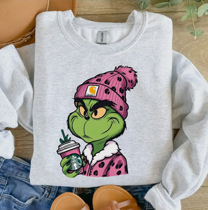 Boujee Grinch Crewneck
Graphic Sweatshirt