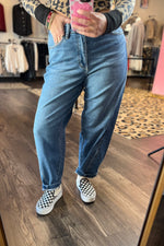 Load image into Gallery viewer, Judy Blue Barrel Rigid Magic W/High Waist Denim
