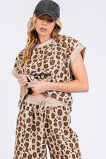 Load image into Gallery viewer, Leopard  Scuba Lounge Set

