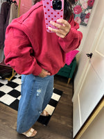 Load image into Gallery viewer, Star Patch Sleeve Sweatshirt
