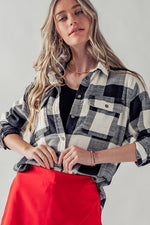 Load image into Gallery viewer, Plaid Flannel Button Down Shirt
