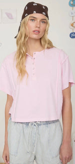 Load image into Gallery viewer, Boxy Fit Henley Top
