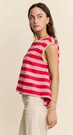 Load image into Gallery viewer, Oversized Stripe Tank (Runs Big)
