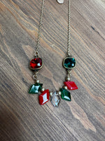 Load image into Gallery viewer, Pink Panache Red/Green Jewel Necklace
