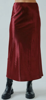 Load image into Gallery viewer, Satin Midi Skirt
