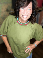 Load image into Gallery viewer, Entro Olive Green W/Racing Stripe
