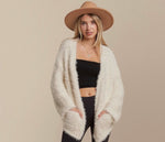 Load image into Gallery viewer, MADELYN ~ Open Front Fuzzy
Sweater Cardigan
