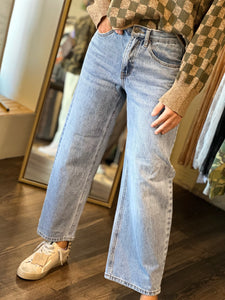 Saige High Rise Tummy Control Denim
