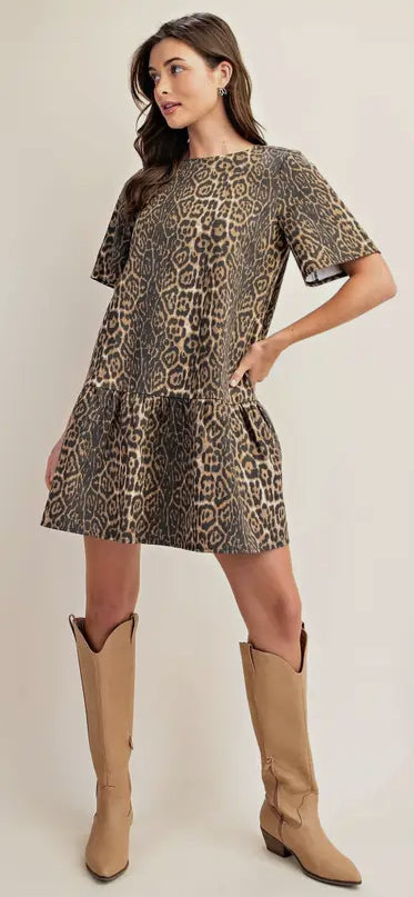 GiGio Leopard Print Dress