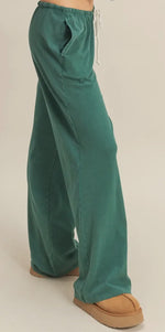 Load image into Gallery viewer, HYFVE ~ Mineral Washed Drawstring Waist Relaxed Pants
