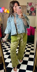 Load image into Gallery viewer, Denim Cape Jacket
