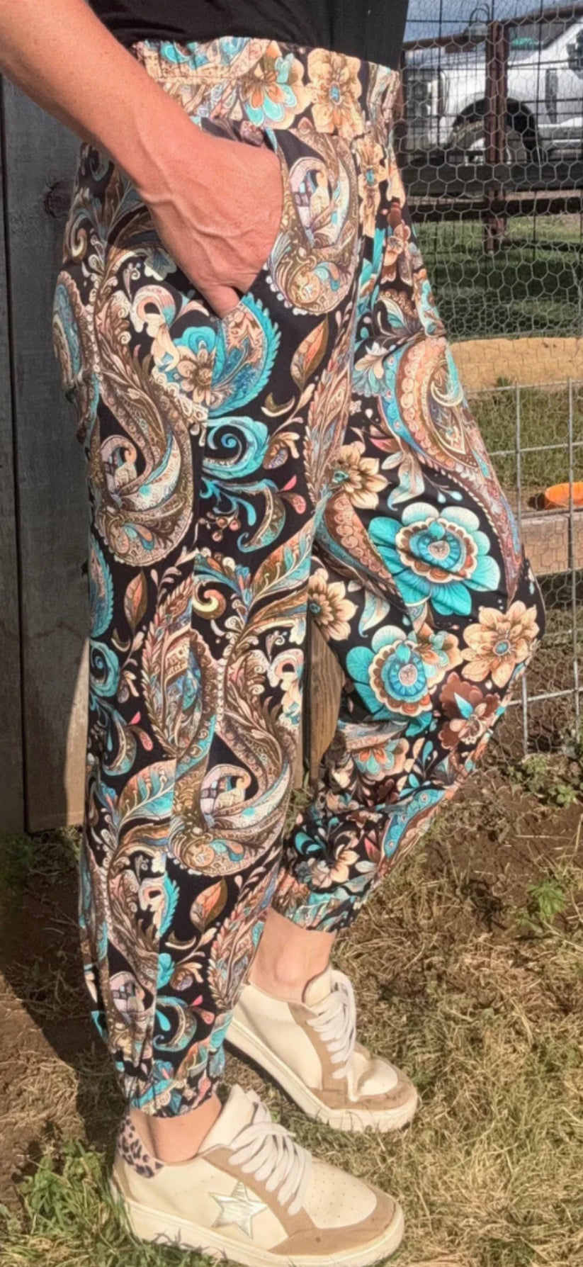 STERLING KREEK OH MY PAISLEY JOGGERS